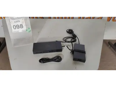 LOTE 098 - 01 DOCKING STATION DELL WD19 (NOVO).(NO ESTADO EM QUE SE ENCONTRA. SUJEITO A AVARIAS OCULTAS/VISÍVEIS.)