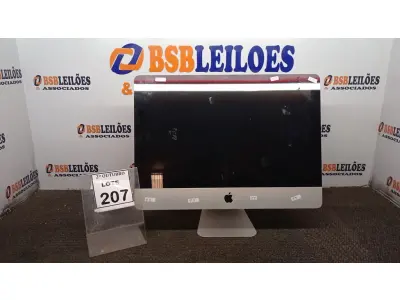 LOTE 207 - 01 IMAC APPLE. (NO ESTADO) ATENÇÃO! FAZER A VISITAÇÃO ANTES DE ARREMATAR, NÃO SABEMOS SE FUNCIONA, LEILÃO NÃO TEM GARANTIA E NEM DEVOLUÇÃO, SUJEITO A POSSÍVEIS AVARIAS VISÍVEIS/OCULTAS E/OU AUSÊNCIA DE COMPONENTES.