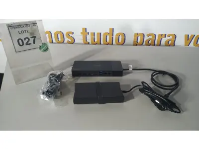 LOTE 027 - 01 DOCKING STATION DELL WD19 (NOVO).(NO ESTADO EM QUE SE ENCONTRA. SUJEITO A AVARIAS OCULTAS/VISÍVEIS.)