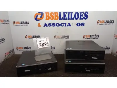LOTE 282 - 03 CPUS MARCA DELL. (NO ESTADO) ATENÇÃO! FAZER A VISITAÇÃO ANTES DE ARREMATAR, NÃO SABEMOS SE FUNCIONA, LEILÃO NÃO TEM GARANTIA E NEM DEVOLUÇÃO, SUJEITO A POSSÍVEIS AVARIAS VISÍVEIS/OCULTAS E/OU AUSÊNCIA DE COMPONENTES.