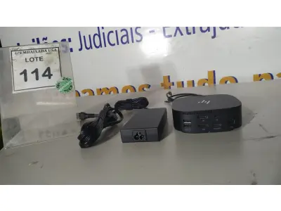LOTE 114 - 01 DOCKING STATION HP HSN-IX02.(NOVO) (NO ESTADO EM QUE SE ENCONTRA. SUJEITO A AVARIAS OCULTAS/VISÍVEIS.)