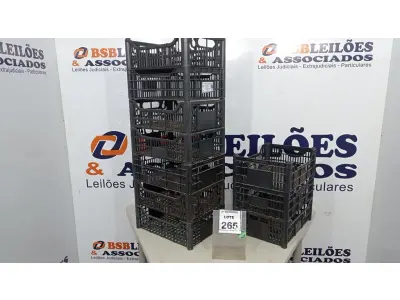 LOTE 265 - 10 CESTAS ORGANIZADORAS. (NO ESTADO) ATENÇÃO! FAZER A VISITAÇÃO ANTES DE ARREMATAR, NÃO SABEMOS SE FUNCIONA, LEILÃO NÃO TEM GARANTIA E NEM DEVOLUÇÃO, SUJEITO A POSSÍVEIS AVARIAS VISÍVEIS/OCULTAS E/OU AUSÊNCIA DE COMPONENTES.