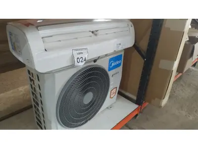 LOTE 024 - 01 AR CONDICIONADO MIDEA INVETER 12.000 BTUS. (NO ESTADO EM QUE SE ENCONTRA. SUJEITO A AVARIAS OCULTAS/VISÍVEIS.) BF8541P