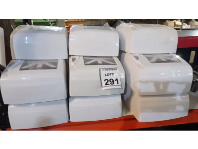 LOTE 291 - 01 LOTE COM VÁRIOS DISPENSES DE PAPEL. (NO ESTADO) ATENÇÃO! FAZER A VISITAÇÃO ANTES DE ARREMATAR, NÃO SABEMOS SE FUNCIONA, LEILÃO NÃO TEM GARANTIA E NEM DEVOLUÇÃO, SUJEITO A POSSÍVEIS AVARIAS VISÍVEIS/OCULTAS E/OU AUSÊNCIA DE COMPONENTES.