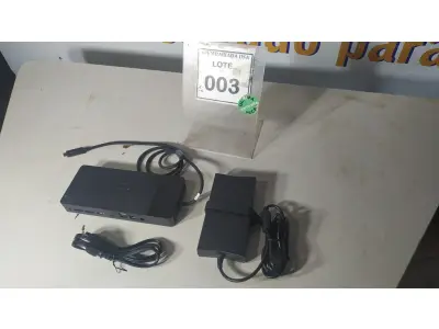 LOTE 003 - 01 DOCKING STATION DELL WD19 (NOVO).(NO ESTADO EM QUE SE ENCONTRA. SUJEITO A AVARIAS OCULTAS/VISÍVEIS.)