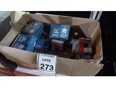 LOTE 273 - 01 LOTE VÁRIOS PERFURADORES DE PAPEL E TINTA PARA CARIMBO. (NO ESTADO) ATENÇÃO! FAZER A VISITAÇÃO ANTES DE ARREMATAR, NÃO SABEMOS SE FUNCIONA, LEILÃO NÃO TEM GARANTIA E NEM DEVOLUÇÃO, SUJEITO A POSSÍVEIS AVARIAS VISÍVEIS/OCULTAS E/OU AUSÊNCIA DE COMPONENTES.