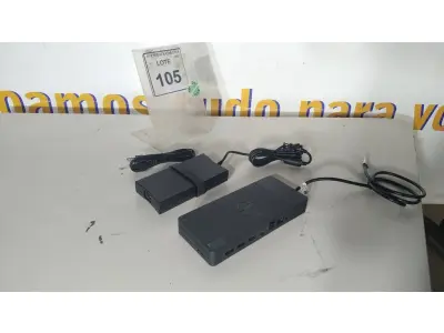 LOTE 105 - 01 DOCKING STATION DELL WD19 (NOVO).(NO ESTADO EM QUE SE ENCONTRA. SUJEITO A AVARIAS OCULTAS/VISÍVEIS.)