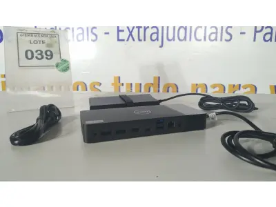 LOTE 039 - 01 DOCKING STATION DELL WD19 (NOVO).(NO ESTADO EM QUE SE ENCONTRA. SUJEITO A AVARIAS OCULTAS/VISÍVEIS.)