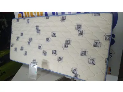 LOTE 123 - 01 COLCHÃO SOLTEIRO 1,88CM X 0,88CM. (NO ESTADO EM QUE SE ENCONTRA. SUJEITO A AVARIAS OCULTAS/VISÍVEIS.) BJ7224Y