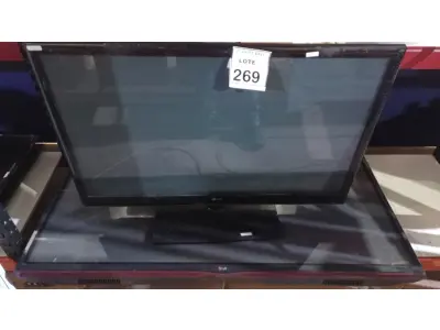 LOTE 269 - 02 TVS LCD DE 60’’ E 42’’. (NO ESTADO) ATENÇÃO! FAZER A VISITAÇÃO ANTES DE ARREMATAR, NÃO SABEMOS SE FUNCIONA, LEILÃO NÃO TEM GARANTIA E NEM DEVOLUÇÃO, SUJEITO A POSSÍVEIS AVARIAS VISÍVEIS/OCULTAS E/OU AUSÊNCIA DE COMPONENTES.