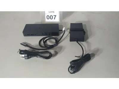 LOTE 007 - 01 DOCKING STATION DELL WD19 (NOVO).(NO ESTADO EM QUE SE ENCONTRA. SUJEITO A AVARIAS OCULTAS/VISÍVEIS.)