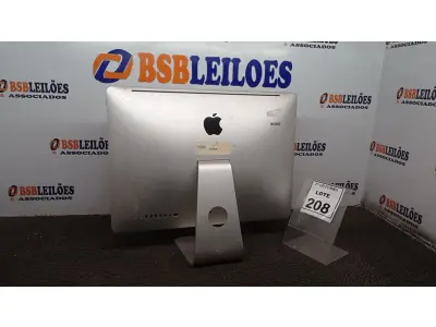 LOTE 208 - 01 IMAC APPLE. (NO ESTADO) ATENÇÃO! FAZER A VISITAÇÃO ANTES DE ARREMATAR, NÃO SABEMOS SE FUNCIONA, LEILÃO NÃO TEM GARANTIA E NEM DEVOLUÇÃO, SUJEITO A POSSÍVEIS AVARIAS VISÍVEIS/OCULTAS E/OU AUSÊNCIA DE COMPONENTES.