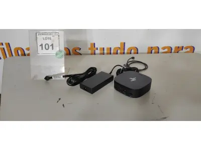 LOTE 101 - 01 DOCKING STATION HP HSN-IX02.(NOVO) (NO ESTADO EM QUE SE ENCONTRA. SUJEITO A AVARIAS OCULTAS/VISÍVEIS.)