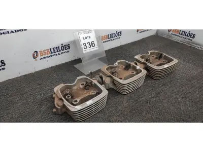 LOTE 336 - 03 CABEÇOTES PARA MOTO HONDA FAN. (NO ESTADO) ATENÇÃO! FAZER A VISITAÇÃO ANTES DE ARREMATAR, NÃO SABEMOS SE FUNCIONA, LEILÃO NÃO TEM GARANTIA E NEM DEVOLUÇÃO, SUJEITO A POSSÍVEIS AVARIAS VISÍVEIS/OCULTAS E/OU AUSÊNCIA DE COMPONENTES.
