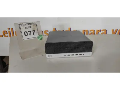 LOTE 077 - 01 CPU HP ELITEDESK COM 16GB DE MEMORIA RAM . (NO ESTADO EM QUE SE ENCONTRA. SUJEITO A AVARIAS OCULTAS/VISÍVEIS.) MXL9341YK6