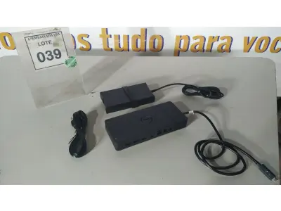 LOTE 039 - 01 DOCKING STATION DELL WD19 (NOVO).(NO ESTADO EM QUE SE ENCONTRA. SUJEITO A AVARIAS OCULTAS/VISÍVEIS.)