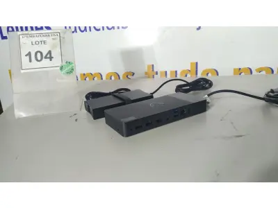 LOTE 104 - 01 DOCKING STATION DELL WD19 (NOVO).(NO ESTADO EM QUE SE ENCONTRA. SUJEITO A AVARIAS OCULTAS/VISÍVEIS.)