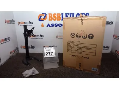 LOTE 277 - 01 CAIXA COM 06 SUPORTES PARA MONITORES MARCA DATEN. (NO ESTADO) ATENÇÃO! FAZER A VISITAÇÃO ANTES DE ARREMATAR, NÃO SABEMOS SE FUNCIONA, LEILÃO NÃO TEM GARANTIA E NEM DEVOLUÇÃO, SUJEITO A POSSÍVEIS AVARIAS VISÍVEIS/OCULTAS E/OU AUSÊNCIA DE COMPONENTES.