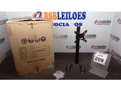 LOTE 209 - 01 CAIXA COM 06 SUPORTES PARA MONITORES MARCA DATEN. (NO ESTADO) ATENÇÃO! FAZER A VISITAÇÃO ANTES DE ARREMATAR, NÃO SABEMOS SE FUNCIONA, LEILÃO NÃO TEM GARANTIA E NEM DEVOLUÇÃO, SUJEITO A POSSÍVEIS AVARIAS VISÍVEIS/OCULTAS E/OU AUSÊNCIA DE COMPONENTES.