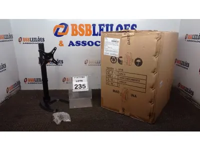 LOTE 235 - 01 CAIXA COM 06 SUPORTES PARA MONITORES MARCA DATEN. (NO ESTADO) ATENÇÃO! FAZER A VISITAÇÃO ANTES DE ARREMATAR, NÃO SABEMOS SE FUNCIONA, LEILÃO NÃO TEM GARANTIA E NEM DEVOLUÇÃO, SUJEITO A POSSÍVEIS AVARIAS VISÍVEIS/OCULTAS E/OU AUSÊNCIA DE COMPONENTES.