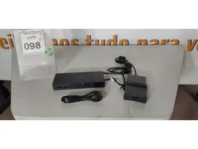 LOTE 098 - 01 DOCKING STATION DELL WD19 (NOVO).(NO ESTADO EM QUE SE ENCONTRA. SUJEITO A AVARIAS OCULTAS/VISÍVEIS.)