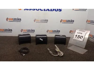 LOTE 150 - 03 IMPRESSORAS DE CUPOM. (NO ESTADO) ATENÇÃO! FAZER A VISITAÇÃO ANTES DE ARREMATAR, NÃO SABEMOS SE FUNCIONA, LEILÃO NÃO TEM GARANTIA E NEM DEVOLUÇÃO, SUJEITO A POSSÍVEIS AVARIAS VISÍVEIS/OCULTAS E/OU AUSÊNCIA DE COMPONENTES.