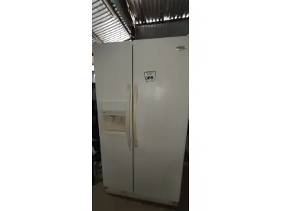 LOTE 089 - 01 GELADEIRA WHIRPOOL 127VOLTS. (NO ESTADO EM QUE SE ENCONTRA. SUJEITO A AVARIAS OCULTAS/VISÍVEIS.) AV9962G