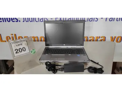 LOTE 200 - 01 NOTEBOOK HP ELITE BOOK 8560P CORE I5 COM FONTE. (NO ESTADO EM QUE SE ENCONTRA. SUJEITO A AVARIAS OCULTAS/VISÍVEIS.) ICE00000189966