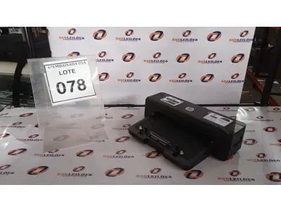 LOTE 078 - 01 DOCKING STATION HP. (NO ESTADO EM QUE SE ENCONTRA. SUJEITO A AVARIAS OCULTAS/VISÍVEIS.) CNU222X09V, CNU343X6KN