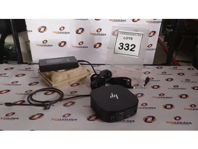 LOTE 332 - 01 DOCKING STATION HP HSN-IX02.(NOVO) (NO ESTADO EM QUE SE ENCONTRA. SUJEITO A AVARIAS OCULTAS/VISÍVEIS.)