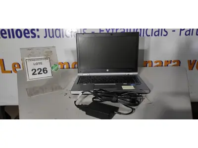 LOTE 226 - 01 NOTEBOOK HP ELITEBOOK 8470P COM FONTECORE I5 COM FONTE. (NO ESTADO EM QUE SE ENCONTRA. SUJEITO A AVARIAS OCULTAS/VISÍVEIS.) CS722939
