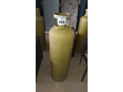 LOTE 265 - 01 BOTIJÃO DE GÁS VAZIO P45. (NO ESTADO EM QUE SE ENCONTRA. SUJEITO A AVARIAS OCULTAS/VISÍVEIS.)