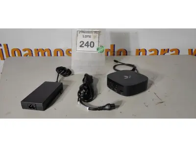 LOTE 240 - 01 DOCKING STATION HP HSN-IX02. (NOVO) (NO ESTADO EM QUE SE ENCONTRA. SUJEITO A AVARIAS OCULTAS/VISÍVEIS.)