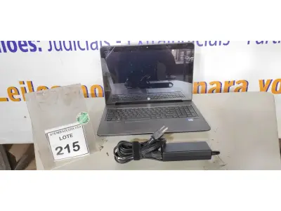 LOTE 215 - 01  NOTEBOOK HP ZBOOK CORE I7 7º GERAÇÃO. (NO ESTADO EM QUE SE ENCONTRA. SUJEITO A AVARIAS OCULTAS/VISÍVEIS.) ICE00000227668