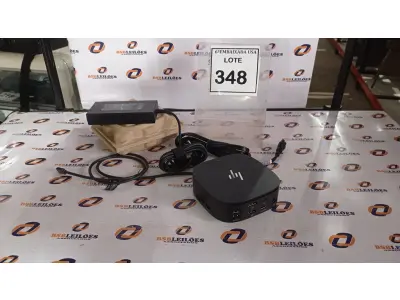 LOTE 348 - 01 DOCKING STATION HP HSN-IX02.(NOVO) (NO ESTADO EM QUE SE ENCONTRA. SUJEITO A AVARIAS OCULTAS/VISÍVEIS.)