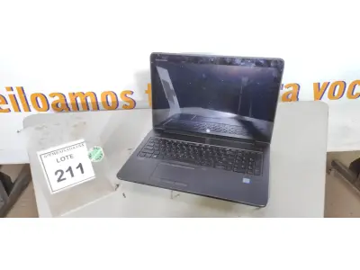 LOTE 211 - 01 NOTEBOOK HP ZBOOK CORE I7 7º GERAÇÃO SEM FONTE. (NO ESTADO EM QUE SE ENCONTRA. SUJEITO A AVARIAS OCULTAS/VISÍVEIS.) ICE00000227670