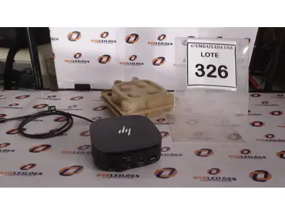 LOTE 326 - 01 DOCKING STATION HP HSN-IX02.(NOVO) (NO ESTADO EM QUE SE ENCONTRA. SUJEITO A AVARIAS OCULTAS/VISÍVEIS.)