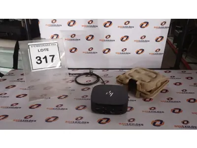 LOTE 317 - 01 DOCKING STATION HP HSN-IX02.(NOVO) (NO ESTADO EM QUE SE ENCONTRA. SUJEITO A AVARIAS OCULTAS/VISÍVEIS.)