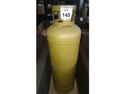 LOTE 145 - 01 BOTIJÃO DE GÁS VAZIO P45. (NO ESTADO EM QUE SE ENCONTRA. SUJEITO A AVARIAS OCULTAS/VISÍVEIS.)