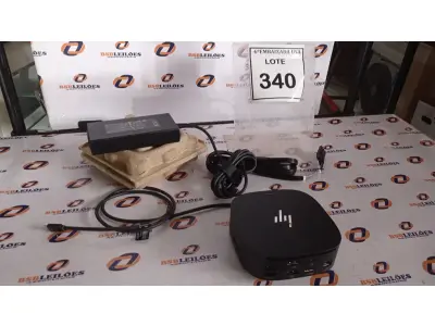 LOTE 340 - 01 DOCKING STATION HP HSN-IX02.(NOVO) (NO ESTADO EM QUE SE ENCONTRA. SUJEITO A AVARIAS OCULTAS/VISÍVEIS.)