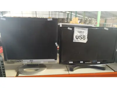 01 LOTE COM VÁRIOS MONITORES LCD MARCAS E MODELOS DIVERSOS. (NO ESTADO) ATENÇÃO! FAZER A VISITAÇÃO ANTES DE ARREMATAR, NÃO SABEMOS SE FUNCIONA, LEILÃO NÃO TEM GARANTIA E NEM DEVOLUÇÃO, SUJEITO A POSSÍVEIS AVARIAS VISÍVEIS/OCULTAS E/OU AUSÊNCIA DE COMPONENTES.