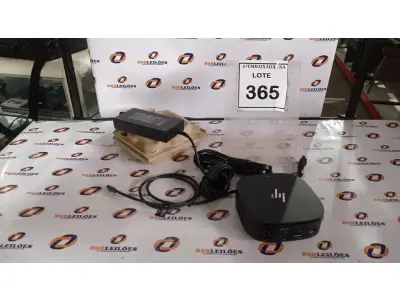 LOTE 365 - 01 DOCKING STATION HP HSN-IX02.(NOVO) (NO ESTADO EM QUE SE ENCONTRA. SUJEITO A AVARIAS OCULTAS/VISÍVEIS.)