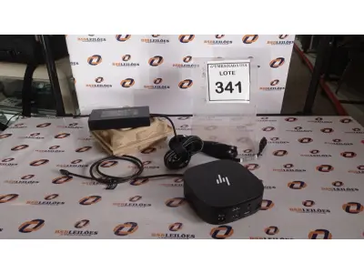 LOTE 341 - 01 DOCKING STATION HP HSN-IX02.(NOVO) (NO ESTADO EM QUE SE ENCONTRA. SUJEITO A AVARIAS OCULTAS/VISÍVEIS.)