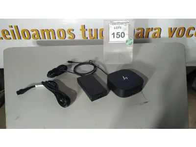 LOTE 150 - 01 DOCKING STATION HP HSN-IX02. (NOVO) (NO ESTADO EM QUE SE ENCONTRA. SUJEITO A AVARIAS OCULTAS/VISÍVEIS.)