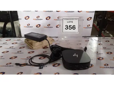 LOTE 356 - 01 DOCKING STATION HP HSN-IX02.(NOVO) (NO ESTADO EM QUE SE ENCONTRA. SUJEITO A AVARIAS OCULTAS/VISÍVEIS.)