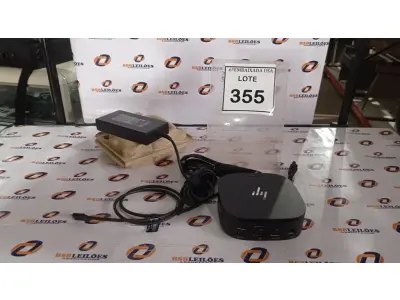 LOTE 355 - 01 DOCKING STATION HP HSN-IX02.(NOVO) (NO ESTADO EM QUE SE ENCONTRA. SUJEITO A AVARIAS OCULTAS/VISÍVEIS.)