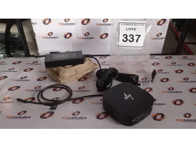 LOTE 337 - 01 DOCKING STATION HP HSN-IX02.(NOVO) (NO ESTADO EM QUE SE ENCONTRA. SUJEITO A AVARIAS OCULTAS/VISÍVEIS.)