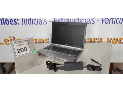 LOTE 200 - 01 NOTEBOOK HP ELITE BOOK 8560P CORE I5 COM FONTE. (NO ESTADO EM QUE SE ENCONTRA. SUJEITO A AVARIAS OCULTAS/VISÍVEIS.) ICE00000189966