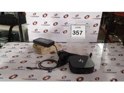 LOTE 357 - 01 DOCKING STATION HP HSN-IX02.(NOVO) (NO ESTADO EM QUE SE ENCONTRA. SUJEITO A AVARIAS OCULTAS/VISÍVEIS.)