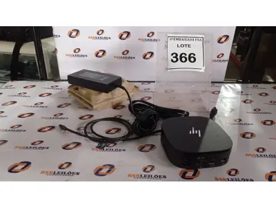 LOTE 366 - 01 DOCKING STATION HP HSN-IX02.(NOVO) (NO ESTADO EM QUE SE ENCONTRA. SUJEITO A AVARIAS OCULTAS/VISÍVEIS.)